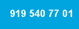 919 540 77 01 919 540 77 01